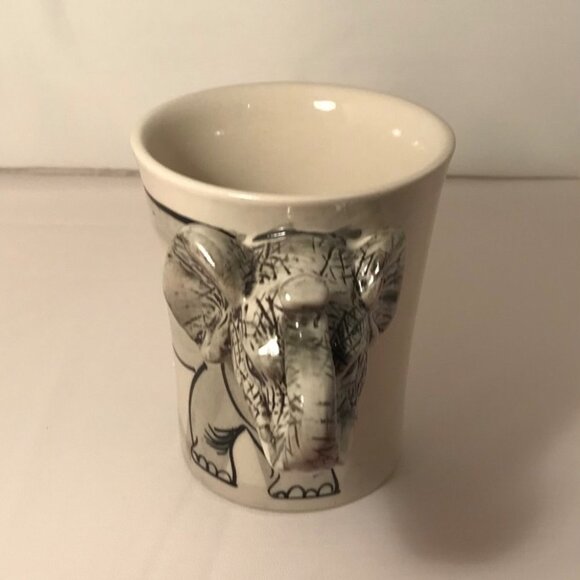 ELEPHANT handle  coffee / tea mug - Picture 2 of 5